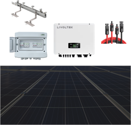Solarna elektrana invertor LIVOLTEK/ paneli DAH solar 5kW